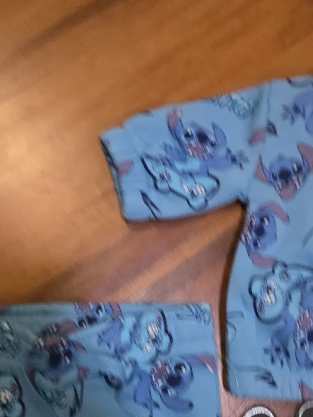 Disney Blue Stitch Kids Pajama Set Baby Boy 0 3 Months Nwt